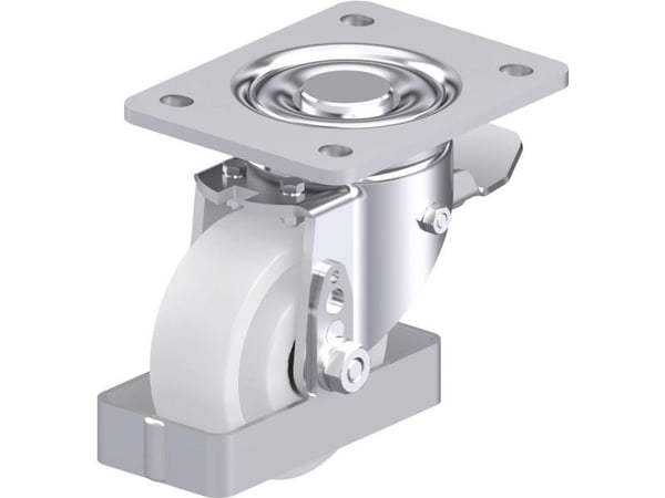 Blickle 940056 LH-SPO 100K-3-ST-FS Teräksinen kääntöpyörä Pyörän halkaisija: 100 mm Kantavuus (max.): 500 kg 1 kpl