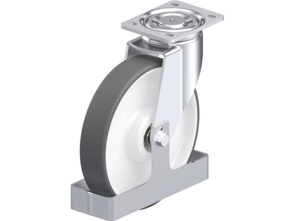 Blickle 939137 LH-POTH 250K-FS styrhjul i stål, hjuldiameter 250 mm, bärförmåga (max) 900 kg, 1 st