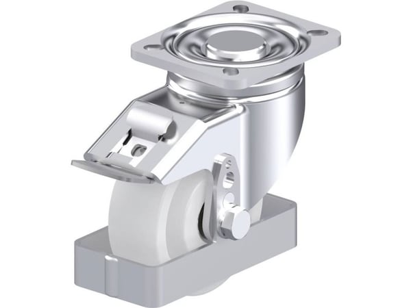 Blickle 710152 LH-SPO 100K-1-FI-FS styrhjul i stål, hjuldiameter 100 mm, bärförmåga (max) 500 kg, 1 st