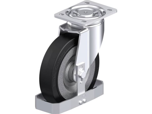 Blickle 903704 LH-SE 200K-FS styrhjul i stål, hjuldiameter 200 mm, bärförmåga (max.) 600 kg - 1 st