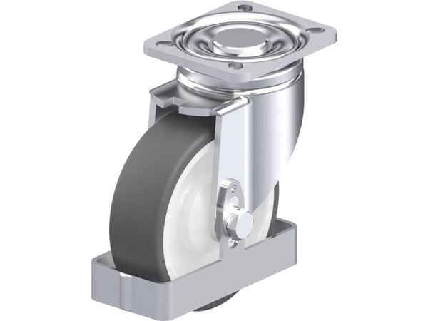 Blickle 939037 LH-POTH 125K-1-FS Teräksinen kääntöpyörä Pyörän halkaisija: 125 mm Kantavuus (max.): 350 kg 1 kpl
