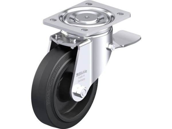 Blickle 851810 LH-POEV 160XR-ST Teräksinen kääntöpyörä Pyörän halkaisija: 160 mm Kantavuus (max.): 400 kg 1 kpl