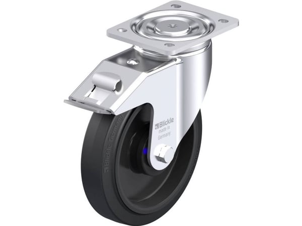 Blickle 851905 LH-POEV 200XKA-FI Ohjauspyörä terästä Pyörän halkaisija: 200 mm Kantavuus (max.): 500 kg 1 kpl