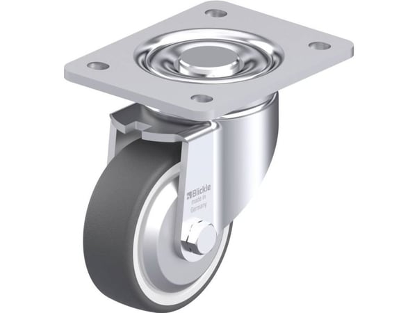 Blickle 750091 LH-POTH 100K-3-FA Teräksinen kääntöpyörä Pyörän halkaisija: 100 mm Kantavuus (max.): 300 kg 1 kpl