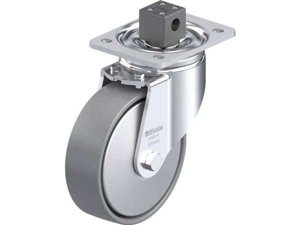 Blickle 946738 LH-PO 160G-CS13-ELS-FA Teräksinen kääntöpyörä Pyörän halkaisija: 160 mm Kantavuus (max.): 450 kg 1 kpl