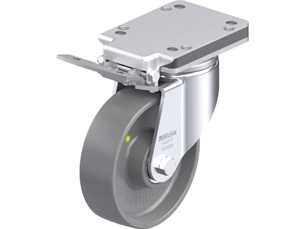 Blickle 937009 LH-PO 160K-IS-ELS styrehjul i stål - hjuldiameter 160 mm - bæreevne maks. 450 kg (1 stk.)