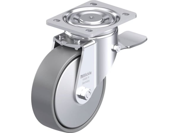 Blickle 946756 LH-PO 160K-ST-ELS-FA Teräksinen kääntöpyörä Pyörän halkaisija: 160 mm Kantavuus (max.): 450 kg 1 kpl