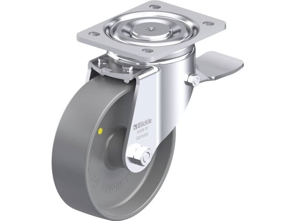 Blickle 937008 LH-PO 160G-ST-ELS Teräksinen kääntöpyörä Pyörän halkaisija: 160 mm Kantavuus (max.): 450 kg 1 kpl