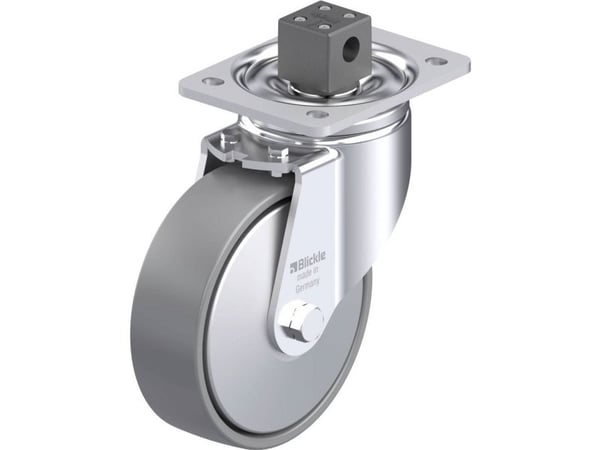 Blickle 946748 LH-PO 160K-CS13-ELS-FA Teräksinen kääntöpyörä Pyörän halkaisija: 160 mm Kantavuus (max.): 450 kg 1 kpl