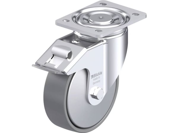 Blickle 946752 LH-PO 160K-FI-ELS-FA Teräksinen kääntöpyörä Pyörän halkaisija: 160 mm Kantavuus (max.): 450 kg 1 kpl