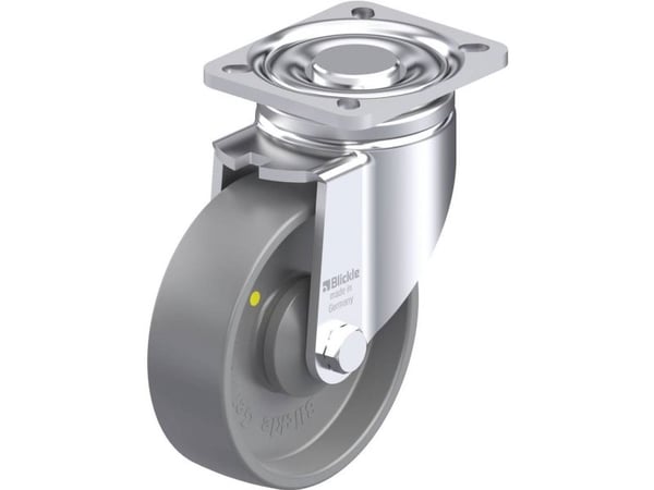 Blickle 887226 LH-PO 125KA-1-ELS Teräksiset kääntyvät pyörät Pyörän halkaisija: 125 mm Kantavuus (max): 300 kg 1 kpl 1 kpl