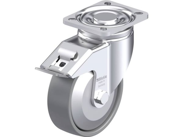 Blickle styrhjul i stål 946716 LH-PO 125KA-1-FI-ELS-FA, hjuldiameter 125 mm, bärförmåga (max.) 300 kg, 1 st