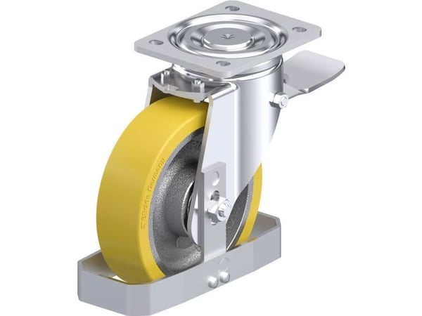 Blickle 929993 LH-GTH 175K-ST-FS styrehjul i stål 175 mm, 875 kg