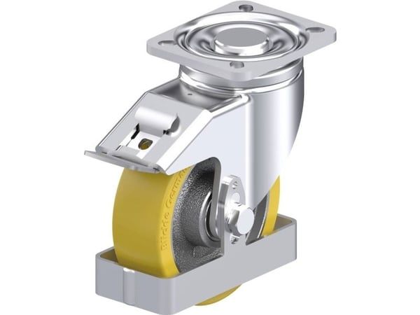 Blickle 882357 LH-GTH 125K-1-FI-FS Teräksinen kääntöpyörä Pyörän halkaisija: 125 mm Kantavuus (max.): 550 kg 1 kpl