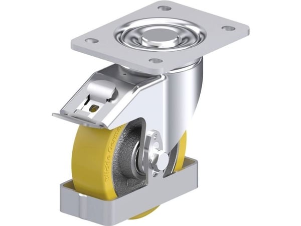 Blickle 905951 LH-GTH 125K-3-FI-FS Teräksinen kääntöpyörä Pyörän halkaisija: 125 mm Kantavuus (max.): 550 kg 1 kpl