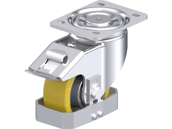 Blickle 754093 LH-GTH 127K-FI-FS Teräksinen kääntöpyörä Pyörän halkaisija: 125 mm Kantavuus (max.): 700 kg 1 kpl