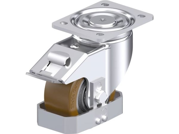 Blickle 917576 LH-GB 128K-FI-FS styrehjul i stål, hjuldiameter 125 mm, bæreevne maks. 850 kg, 1 stk