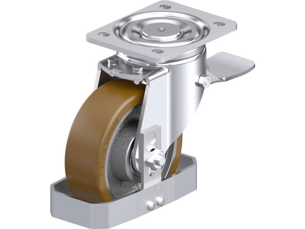 Blickle 927392 LH-GB 150K-ST-FS styrehjul i stål, hjuldiameter 150 mm, bæreevne (maks.) 800 kg 1 stk