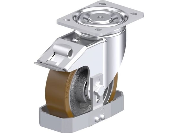 Blickle 869734 LH-GB 160K-FI-FS styrhjul i stål, hjuldiameter: 160 mm, lastkapacitet (max): 800 kg, 1 st