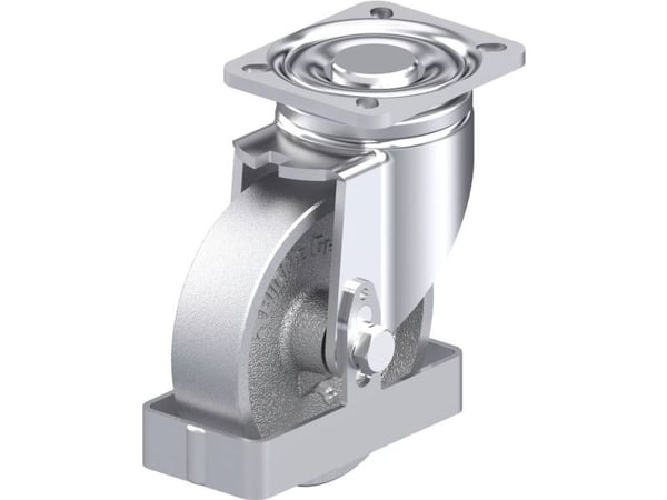 Blickle 940282 LH-G 125G-1-FS Teräksinen kääntöpyörä Pyörän halkaisija: 125 mm Kantavuus (max.): 450 kg 1 kpl