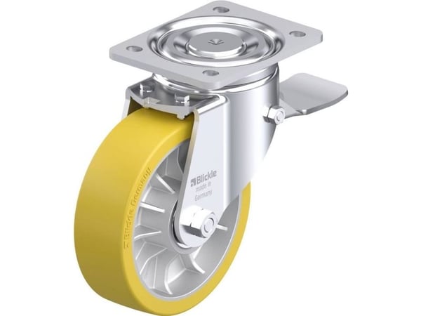 Blickle 936687 LH-ALTH 162K-ST styrehjul i stål, hjuldiameter 160 mm, bæreevne (maks.) 900 kg, 1 stk