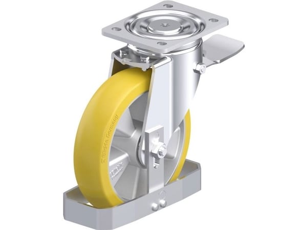 Blickle 881492 LH-ALTH 200K-ST-CO-FS styrehjul i stål, hjuldiameter 200 mm, bæreevne maks. 800 kg, 1 stk