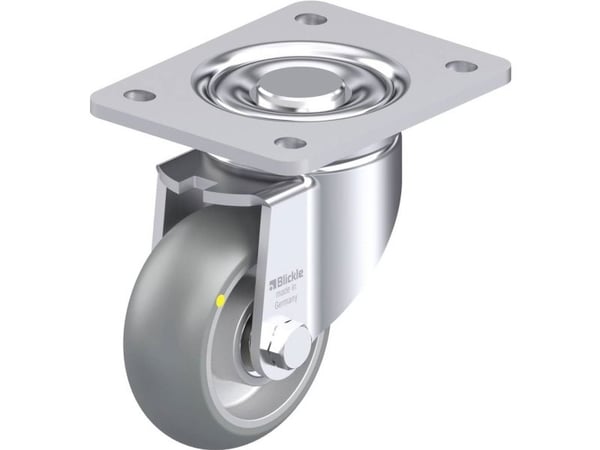 Blickle 936658 LH-ALTH 101K-3-AS-CO Ohjauspyörä terästä Pyörän halkaisija: 100 mm Kantavuus (max.): 420 kg 1 kpl