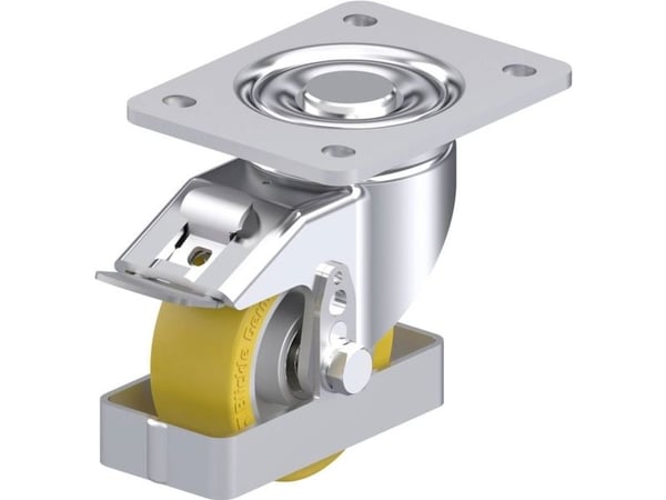 Blickle 939417 LH-ALTH 101K-3-FI-FS Teräksinen kääntöpyörä Pyörän halkaisija: 100 mm Kantavuus (max.): 420 kg 1 kpl