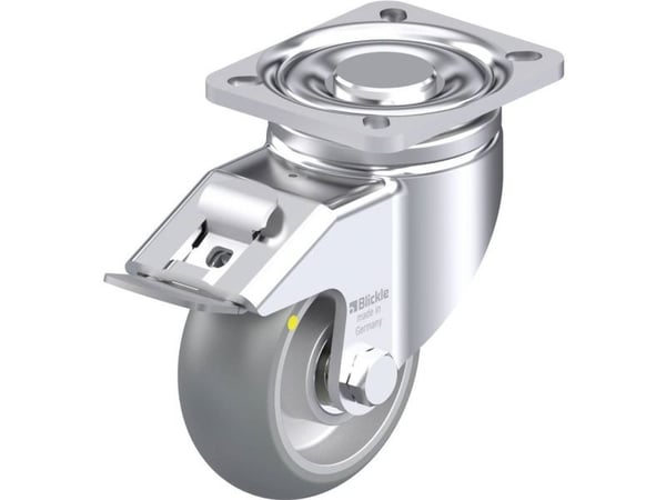 Blickle 936655 LH-ALTH 101K-1-FI-AS-CO styrhjul i stål, hjuldiameter 100 mm, bärförmåga (max) 420 kg, 1 st