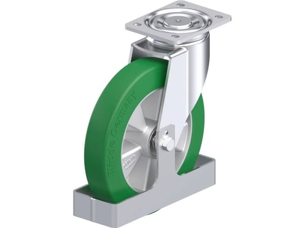 Blickle 886075 LH-ALST 250K-FS Teräksinen kääntöpyörä Pyörän halkaisija: 250 mm Kantavuus (max.): 850 kg 1 kpl
