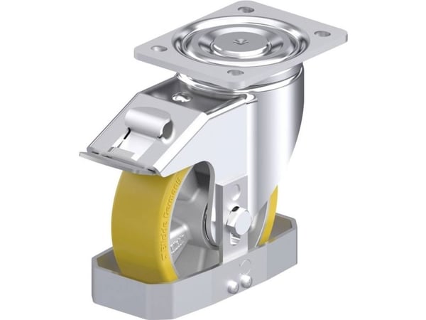 Blickle 881833 LH-ALTH 150K-FI-FS Teräksinen kääntöpyörä Pyörän halkaisija: 150 mm Kantavuus (max.): 650 kg 1 kpl