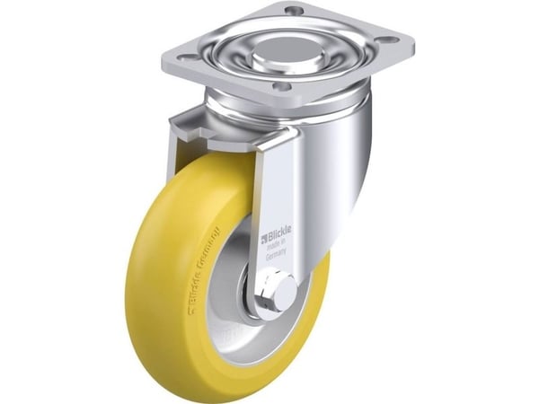 Blickle 868956 LH-ALTH 125K-1-CO styrehjul i stål, hjuldiameter 125 mm, bæreevne maks. 550 kg, 1 stk