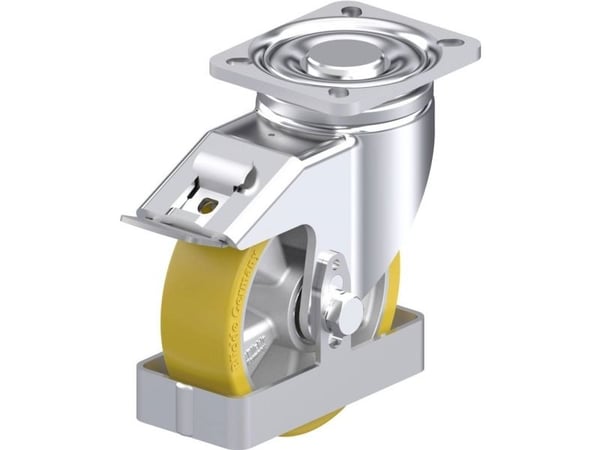 Blickle 896535 LH-ALTH 125K-1-FI-FS styrhjul i stål, hjuldiameter 125 mm, max 550 kg (1 st)