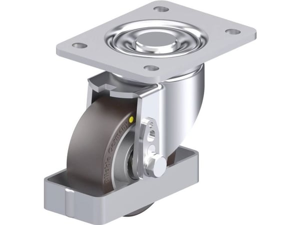 Blickle 939173 LH-ALST 100K-3-AS-FS Teräksinen kääntöpyörä Pyörän halkaisija: 100 mm Kantavuus (max.): 320 kg 1 kpl