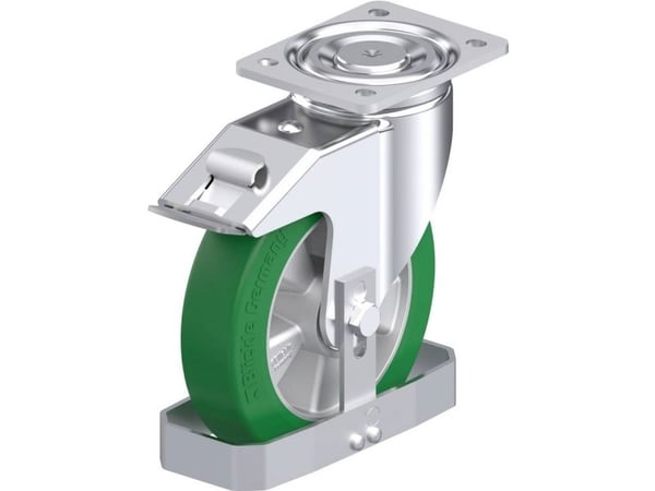 Blickle 871586 LH-ALST 200K-FI-FS styrehjul i stål, hjuldiameter 200 mm, bæreevne maks. 750 kg, 1 stk