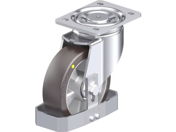 Blickle 939190 LH-ALST 160K-AS-FS Ohjauspyörä terästä Pyörän halkaisija: 160 mm Kantavuus (max.): 580 kg 1 kpl