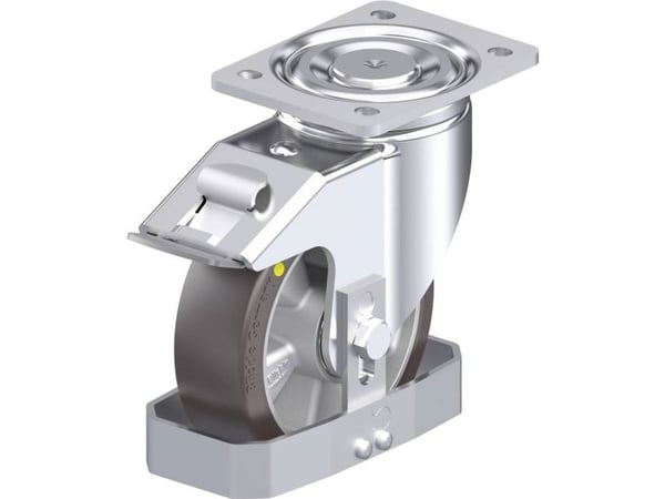 Blickle 939192 LH-ALST 160K-FI-AS-FS Ohjauspyörä terästä Pyörän halkaisija: 160 mm Kantavuus (max.): 580 kg 1 kpl