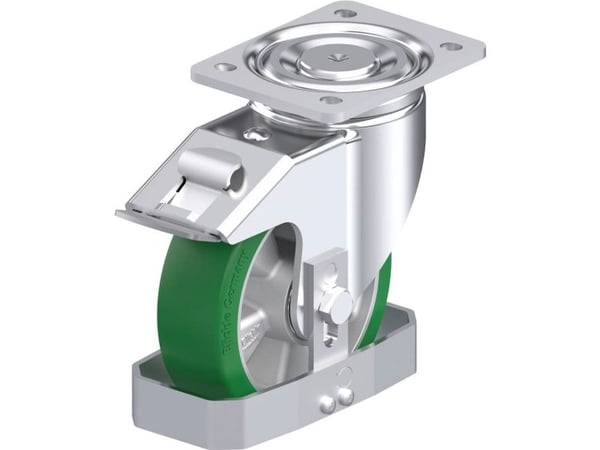 Blickle 753732 LH-ALST 160K-FI-FS styrehjul i stål, hjuldiameter 160 mm, bæreevne (maks.) 580 kg, 1 stk