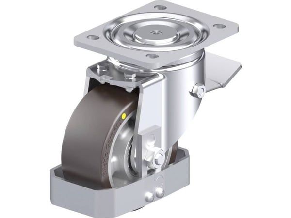 Blickle 939186 LH-ALST 127K-ST-AS-FS Ohjauspyörä terästä Pyörän halkaisija: 125 mm Kantavuus (max.): 450 kg 1 kpl