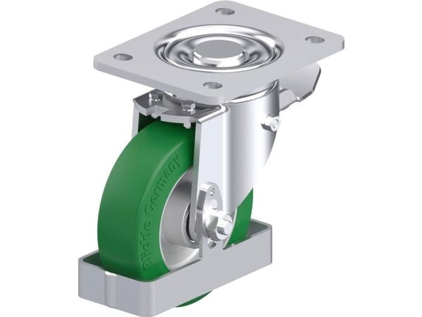 Blickle 939226 LH-ALST 125K-3-ST-FS styrehjul i stål, hjuldiameter 125 mm, maks. 370 kg, 1 stk