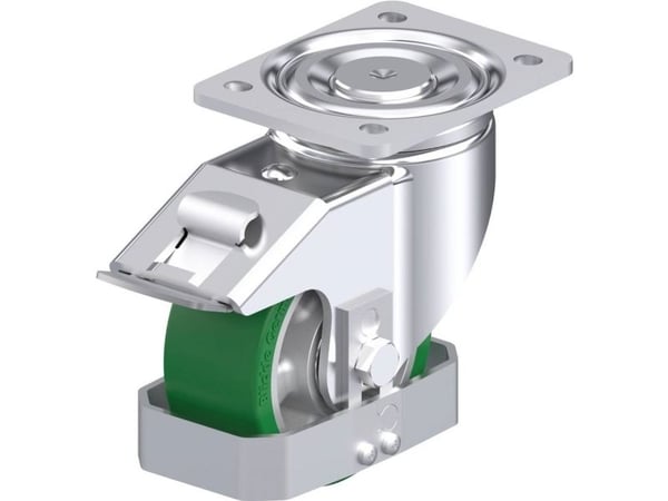 Blickle 939228 LH-ALST 127K-FI-FS styrehjul i stål, hjuldiameter: 125 mm, bæreevne (maks.): 450 kg, 1 stk