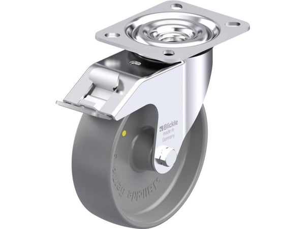 Blickle 742876 L-PO 125G-FI-ELS Teräksinen kääntöpyörä Pyörän halkaisija: 125 mm Kantavuus (max.): 250 kg 1 kpl Blickle 742876 L-PO 125G-FI-ELS Teräksinen kääntöpyörä Pyörän halkaisija: 125 mm Kantavuus (max.): 250 kg 1 kpl