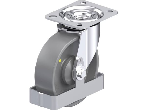 Blickle 939703 L-PO 125KA-ELS-FS Teräksinen kääntöpyörä Pyörän halkaisija: 125 mm Kantavuus (max.): 250 kg 1 kpl