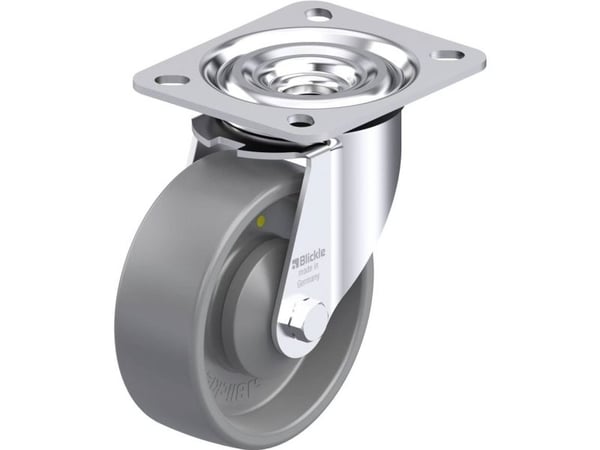 Blickle 842463 L-PO 100KA-ELS Teräksinen kääntöpyörä Pyörän halkaisija: 100 mm Kantavuus (max.): 250 kg 1 kpl
