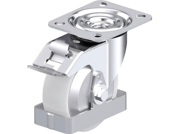 Blickle 939674 L-PO 100G-FI-FA-FS Teräksinen kääntöpyörä Pyörän halkaisija: 100 mm Kantavuus (max.): 250 kg 1 kpl