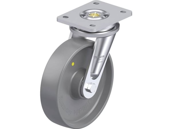 Blickle 937042 LO-PO 200K-ELS styrhjul för tung last, hjuldiameter 200 mm, bärförmåga (max) 600 kg – 1 st