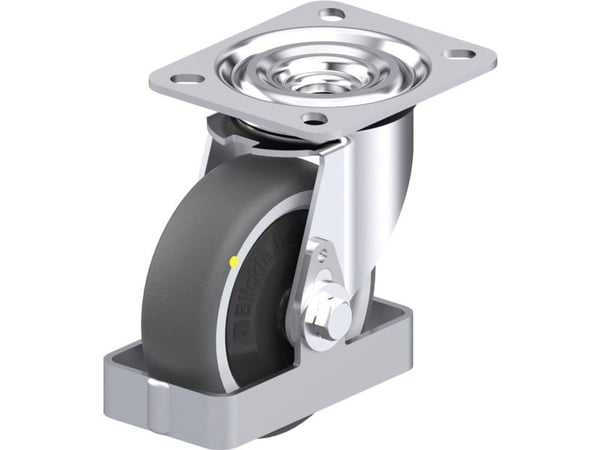 Blickle 938754 L-PATH 100KF-ELS-FS styrehjul i stål – hjuldiameter 100 mm – bæreevne (maks.) 130 kg – 1 stk