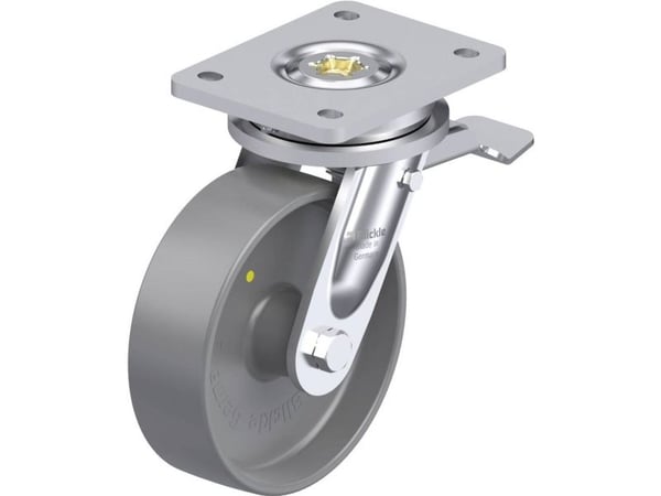 Blickle 937032 LO-PO 160G-ST-ELS styrehjul for tung last - hjuldiameter 160 mm - bæreevne (maks.) 450 kg - 1 stk