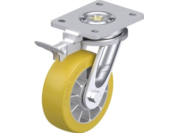 Blickle 936748 LO-ALTH 152K-RI4 styrhjul för tung last, hjuldiameter 150 mm, bärförmåga max 900 kg, 1 st