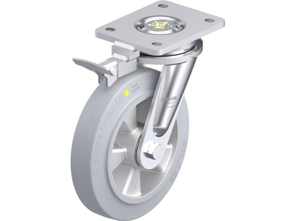 Blickle 936123 LO-ALEV 200K-SG-AS-RI4 styrehjul for tung last 200 mm 450 kg (1 stk.)